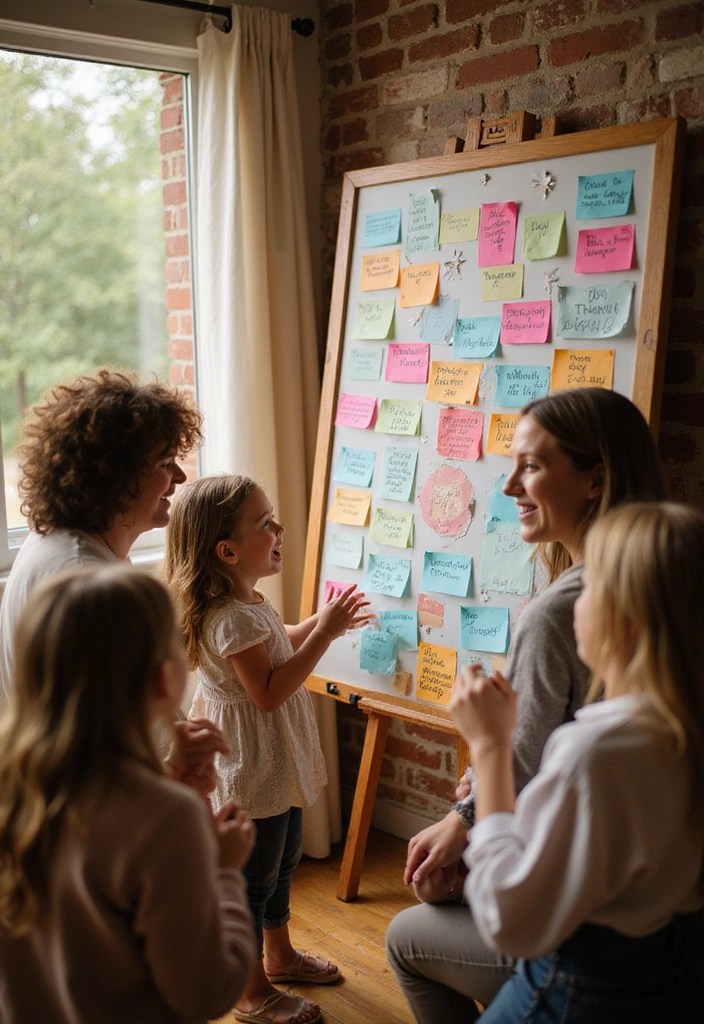 10 Creative Family Devotion Ideas You’ll Wish You Knew Sooner! - 7. Family Gratitude Board