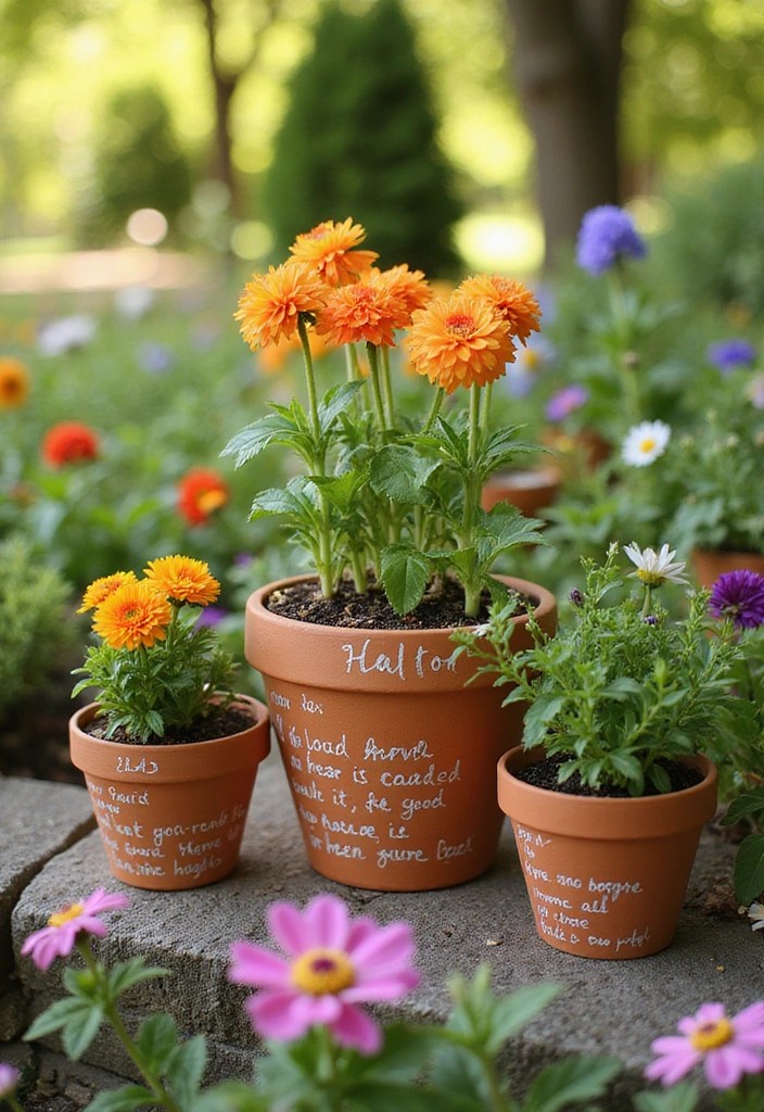 13 Adorable Christian Spring Crafts for Kids That Will Spark Their Imagination (Watch Out for #7!) - 1. Bible Verse Flower Pots