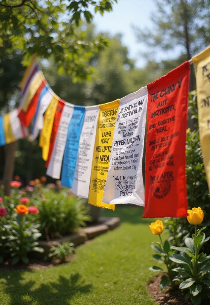 13 Adorable Christian Spring Crafts for Kids That Will Spark Their Imagination (Watch Out for #7!) - 3. DIY Prayer Flags