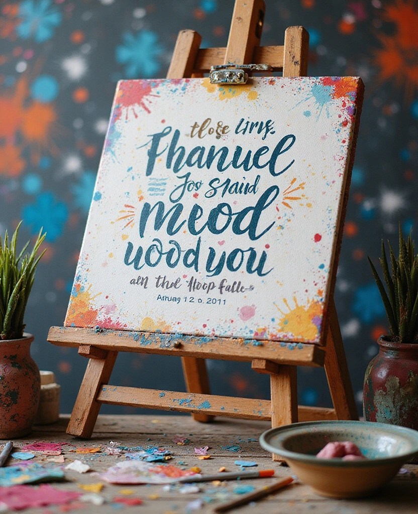 13 Adorable Christian Spring Crafts for Kids That Will Spark Their Imagination (Watch Out for #7!) - 5. Colorful Scripture Art