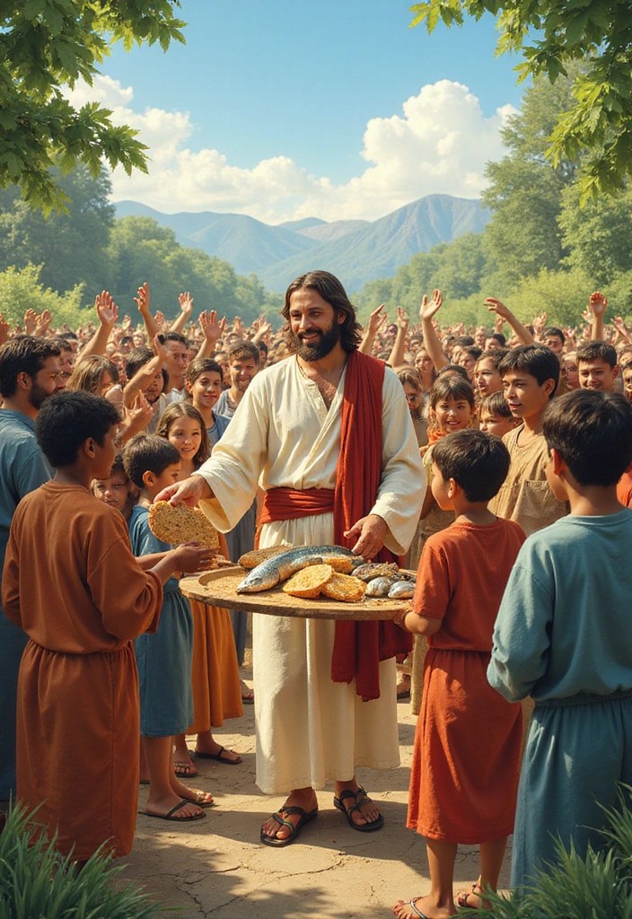 15 Bible Stories That Will Captivate Your Kids (And You'll Love #8!) - 9. Jesus Feeds the 5000