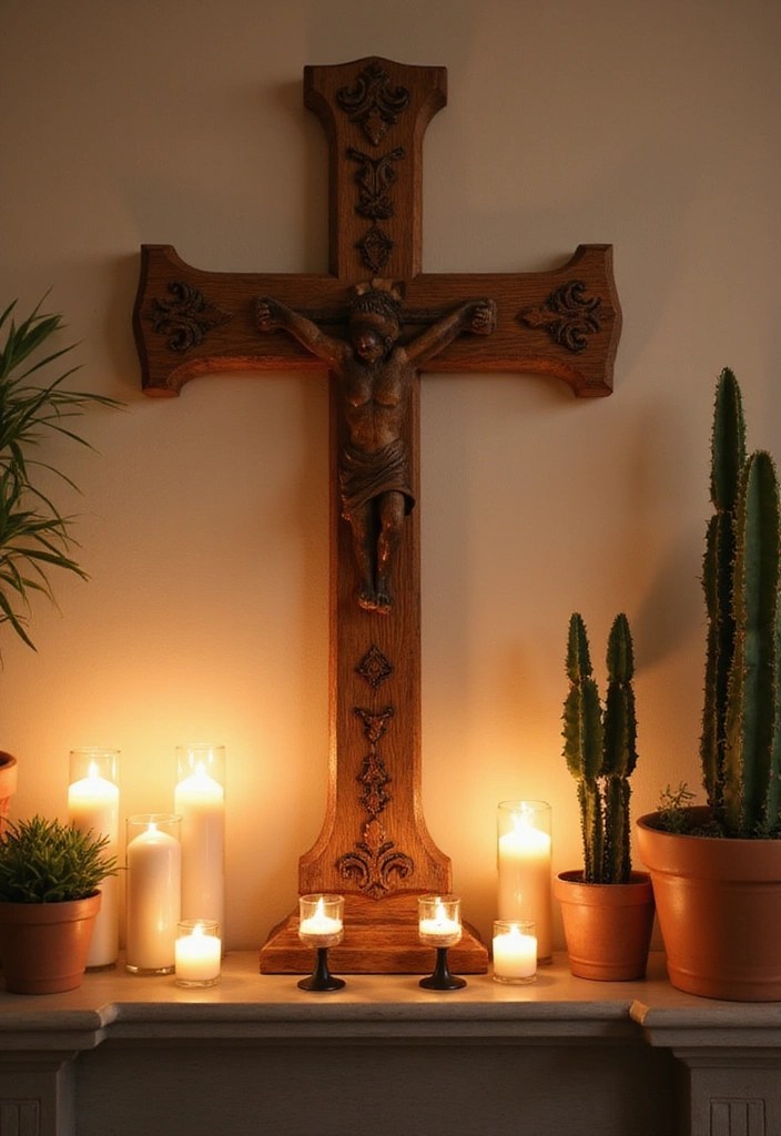 15 Inspiring Christian Family Decor Ideas That Will Fill Your Home with Love! - 9. Cross Decor