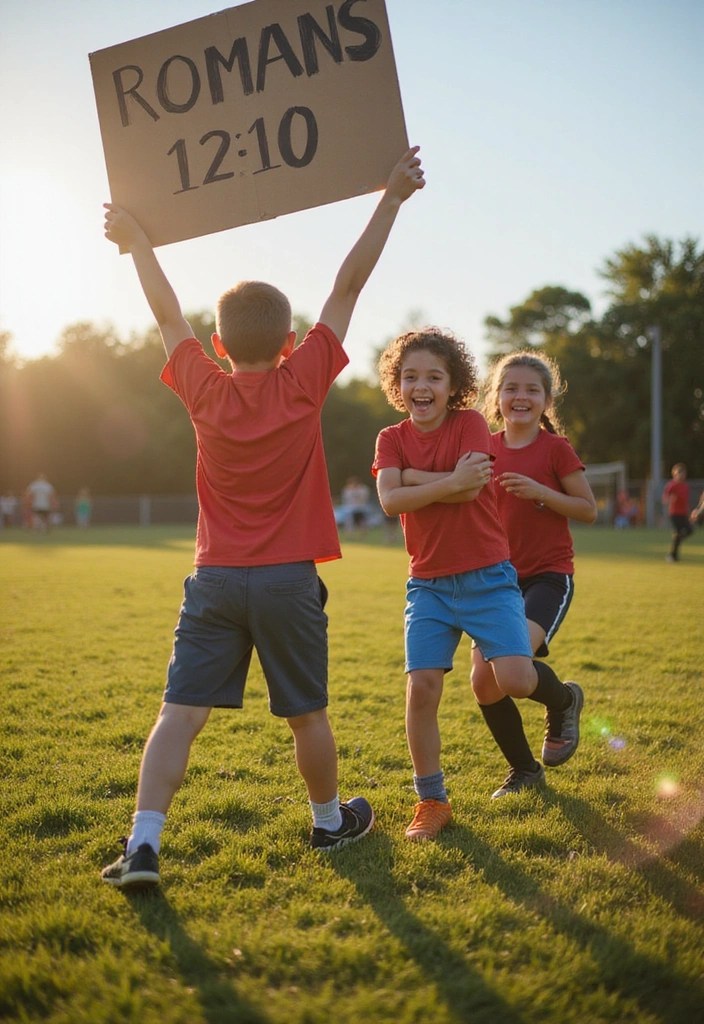 22 Bible Verses for Kids to Share Their Faith with Friends! - 8. Romans 12:10 - Honor One Another